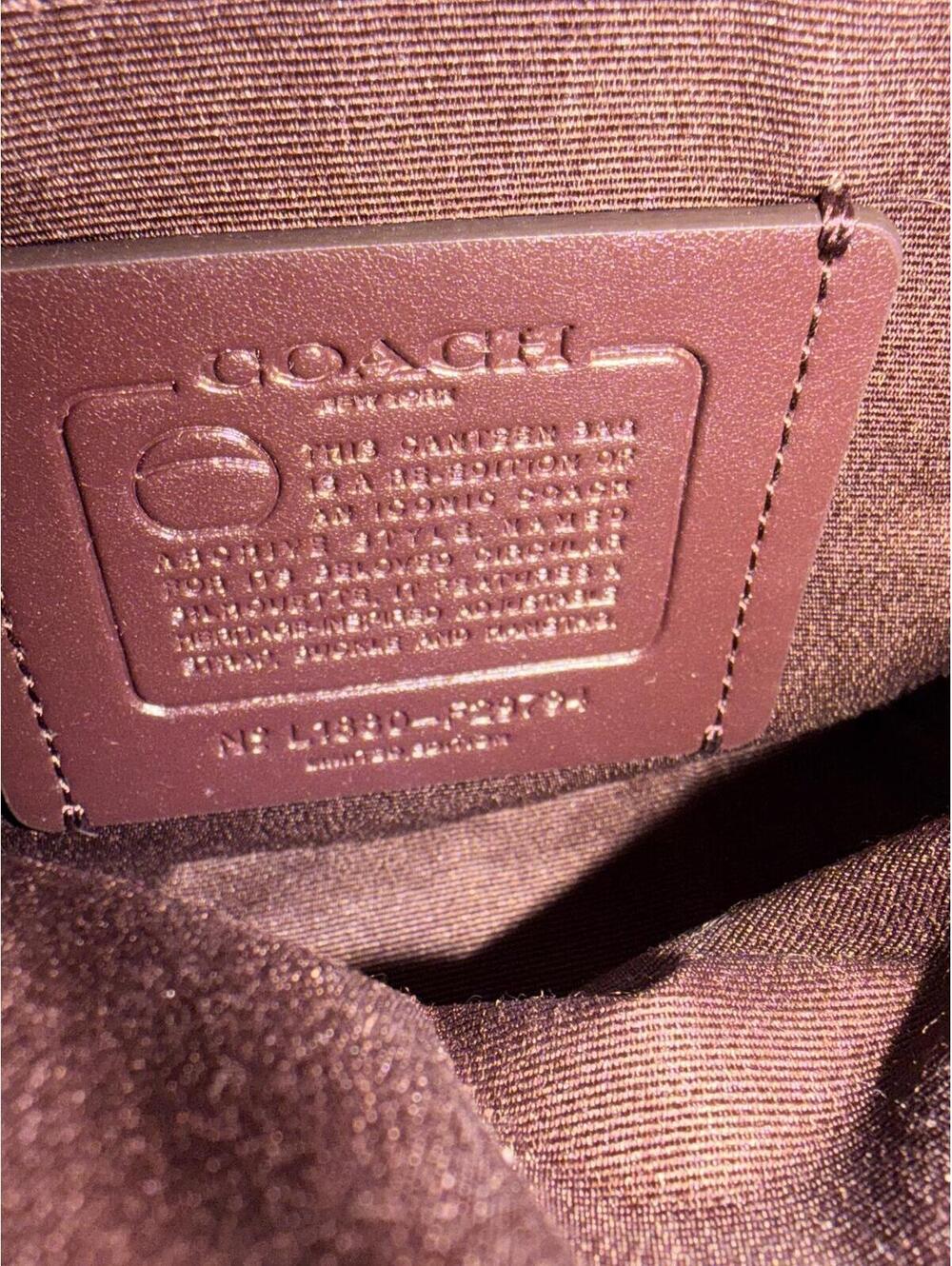 Coach Canteen Crossbody Bag Metallic Pink Blush Crossbody - Picture 2 of 8
